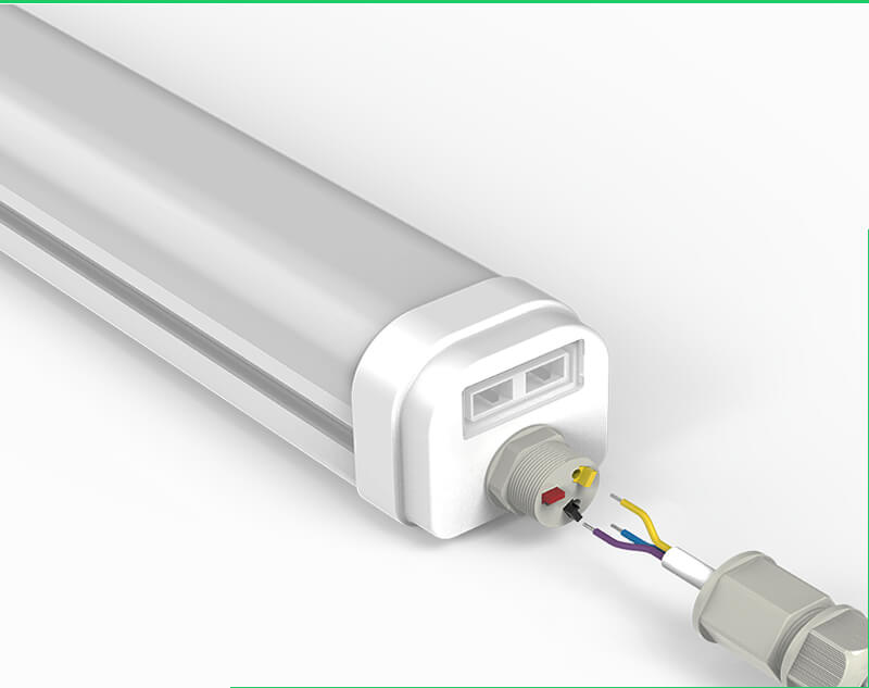 Lámpara LED estanca triple IP65 para baño y cocina húmeda