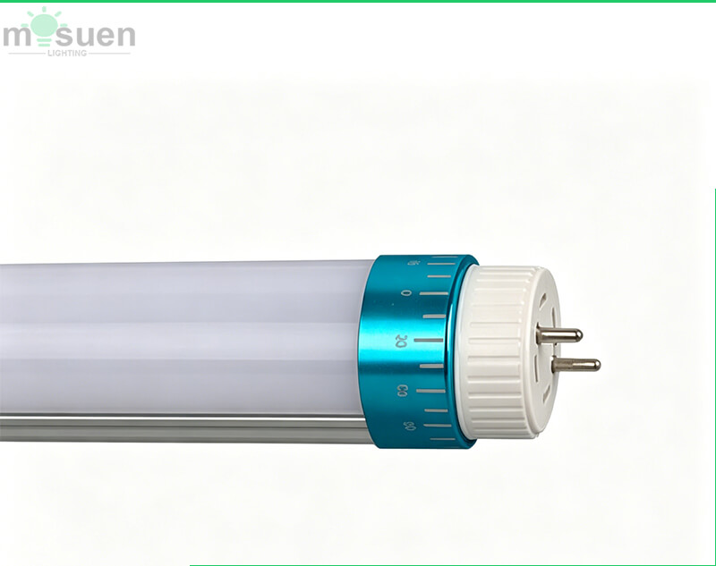 Tubo LED T8 alto lumen 200lm 5ft 24W G13 base G13 conexión detalle