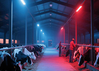 LED dairy light for dairy cow farm