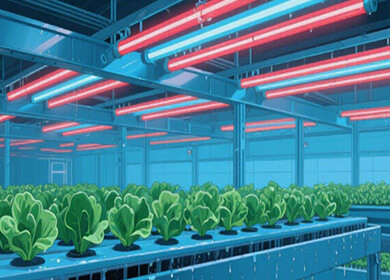 led plant light for vegetable factory