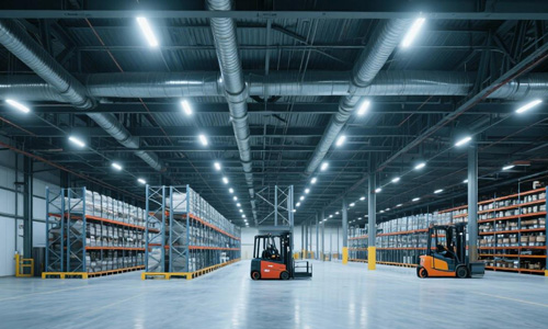 Industrial LED Triproof Light for Warehouse Factory Garage