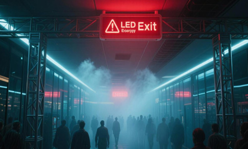 Rechargeable LED Emergency Exit Safety Lamp