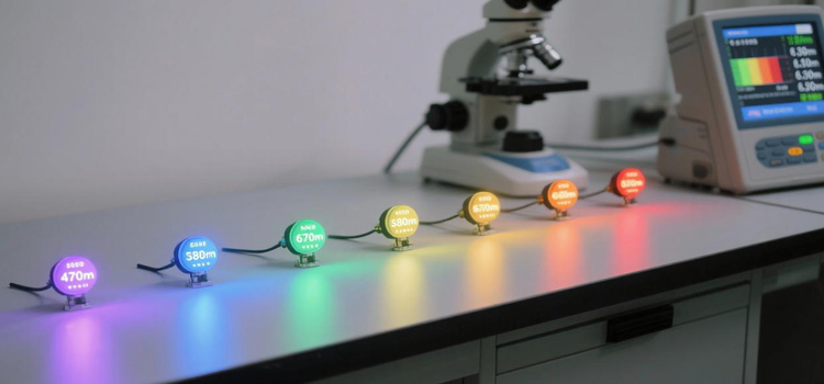 LED Wavelength Nanometer Standard for Professional Focus Lighting Projects