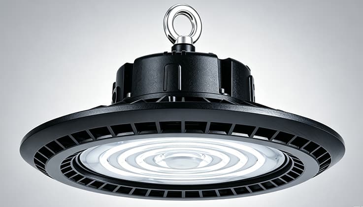 190lm/W LED ufo high bay light with switchable 3Power for gymnasium lighting