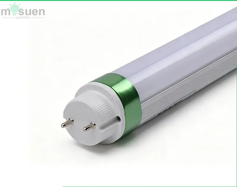 Energy efficient 200lm/W 2ft T8 LED tube front view for fluorescent replacement