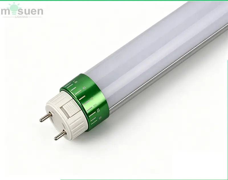 200lmW 4ft 18W T8 LED tube light front view with high-efficiency lighting design