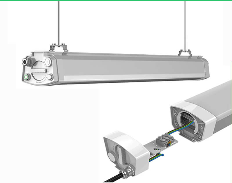 LED Triproof Light 20W 40W 60W, Waterproof LED Light