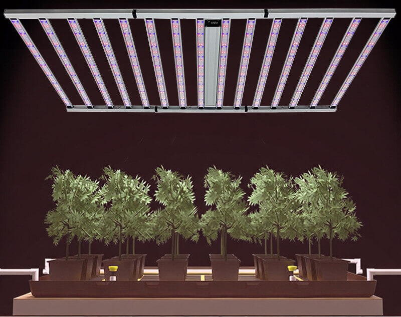 LED Octopus Plant Light with Timer, Dimmable Growth Lamp