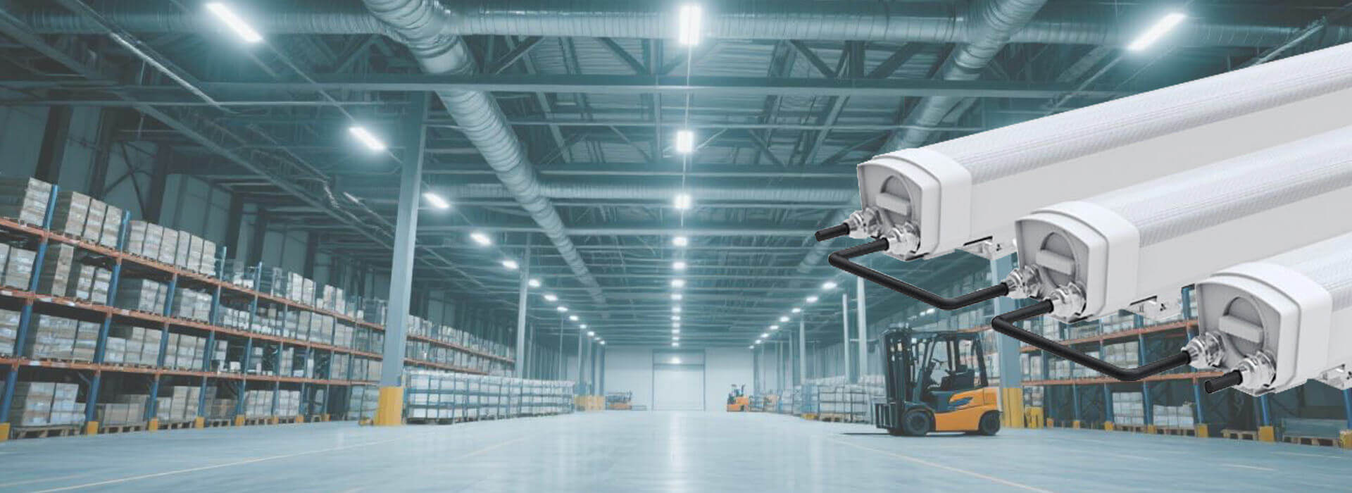 LED triproof light IP65 waterproof fixture